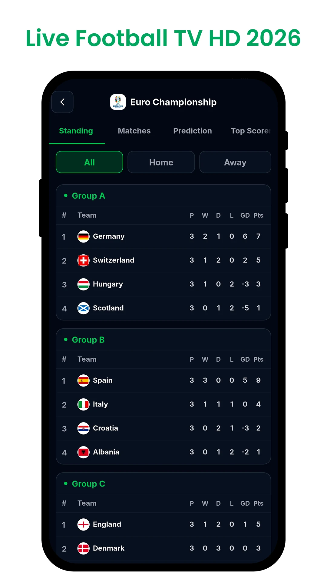 Live Football TV HD 2026 screenshot