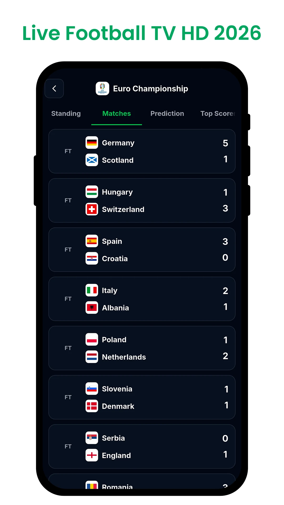 Live Football TV HD 2026 screenshot